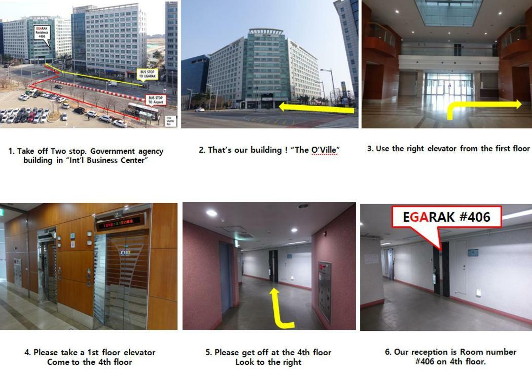 Incheon Airport Egarak Residence Экстерьер фото